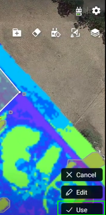 Use icon on the controller