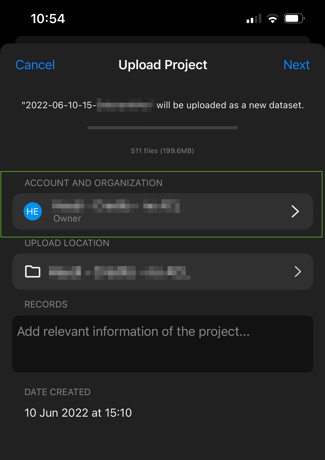 Cloud_org_Acc and Org_PIX4Dcatch