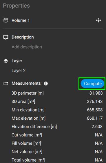 Compute_volume_PIX4Dsurvey