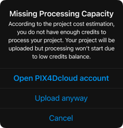 missing processing capacity