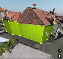 PIX4Dsurvey Wall detection wall polygons