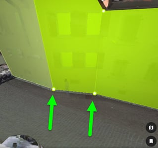 PIX4Dsurvey wall detection shared vertices