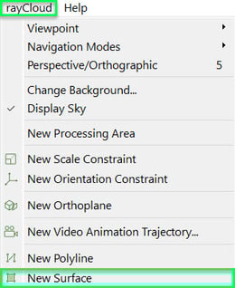 PIX4Dmapper New Surface