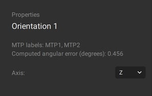 方向制約のプロパティ
