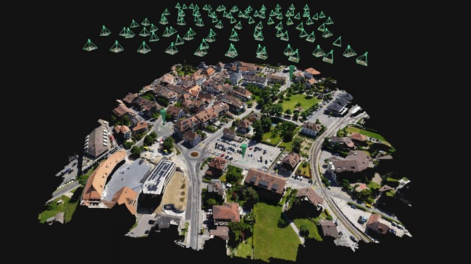 Pix4Dmatic データセット(100枚)