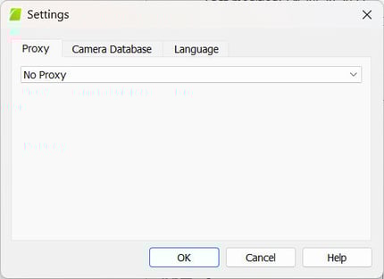 PIX4Dmapper proxy settings no proxy