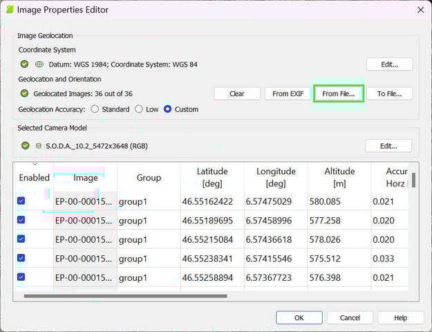Import Geolocation and Orientation from File in PIX4Dmapper.jpg