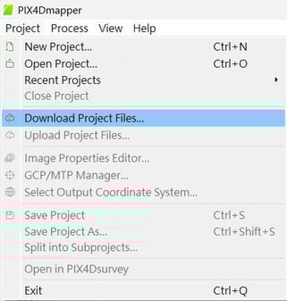 Project Download Project Files... in PIX4Dmapper.jpg