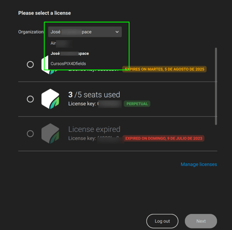 OrganizationSelector