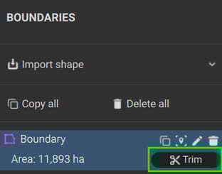 Trim Layers in PIX4Dfields