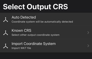 select crs