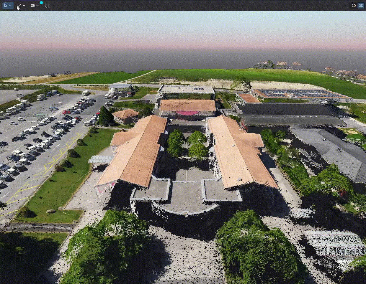 ポリラインを曲線状に配置する