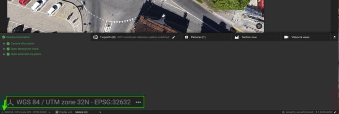 Coordinate reference system of the Project.