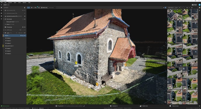 Merged point clouds