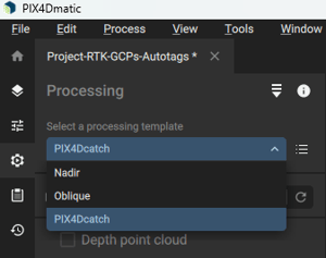 PIX4Dcatch processing template