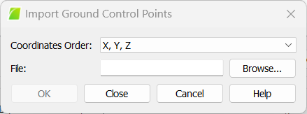 Import Ground Control Points PIX4Dmapper