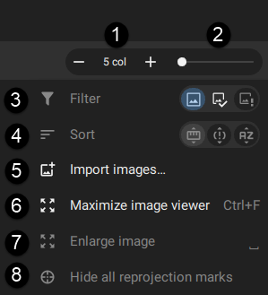 PIX4Dmatic image navigation
