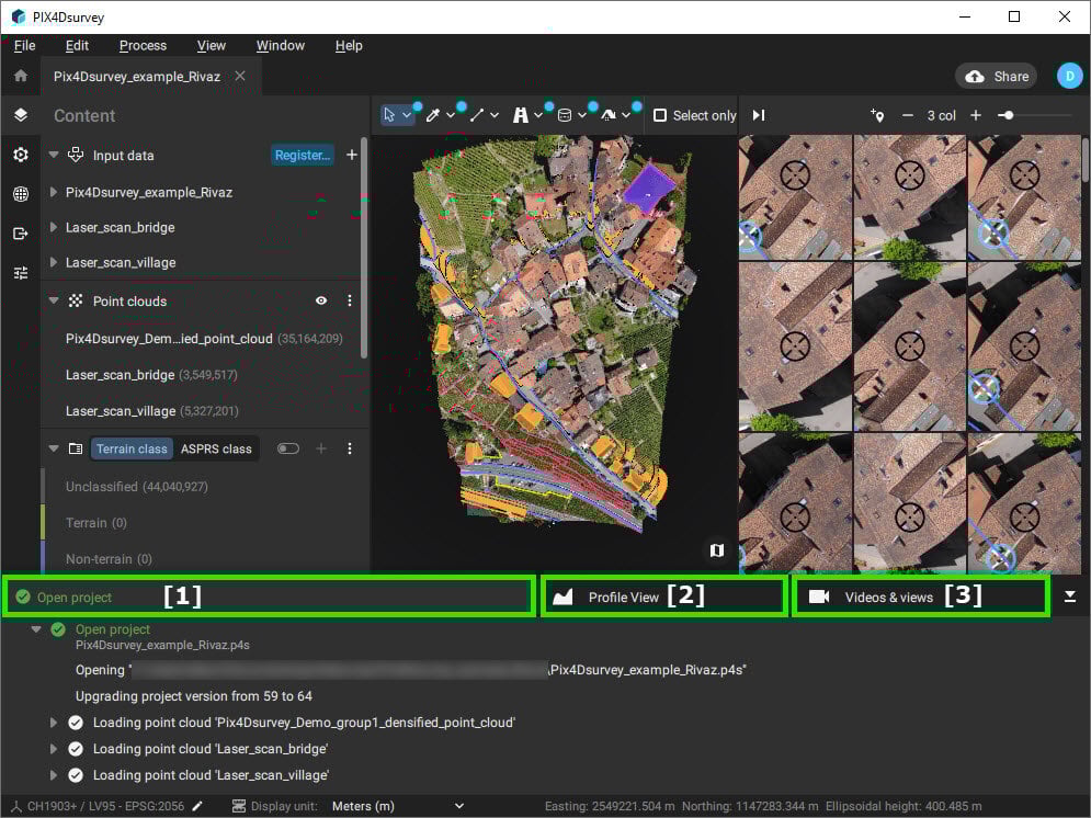 PIX4Dsurvey Status Center
