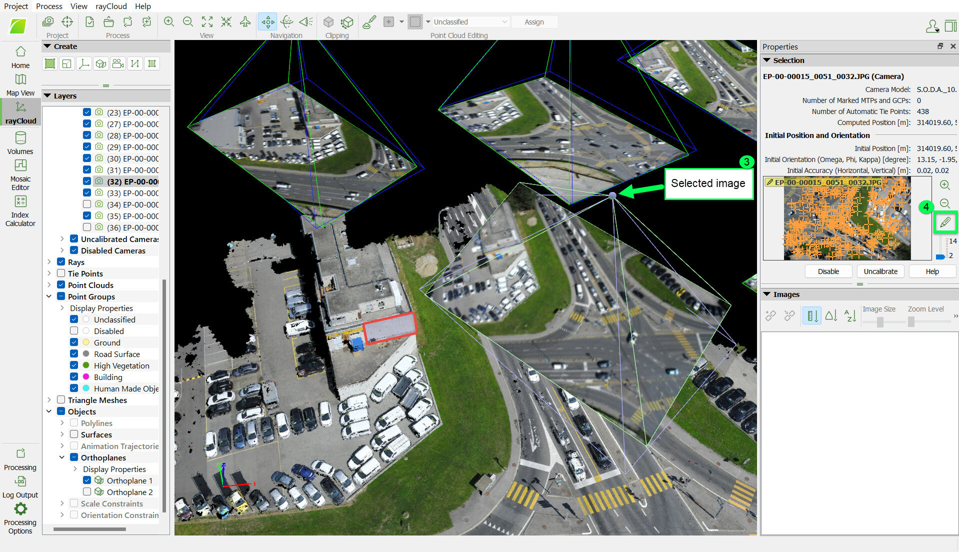 Remove Orthoplane Background in PIX4Dmapper
