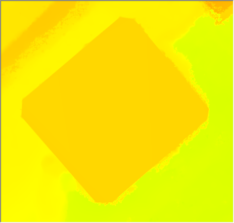 PIX4Dmapper DSM after adding surfaces roof