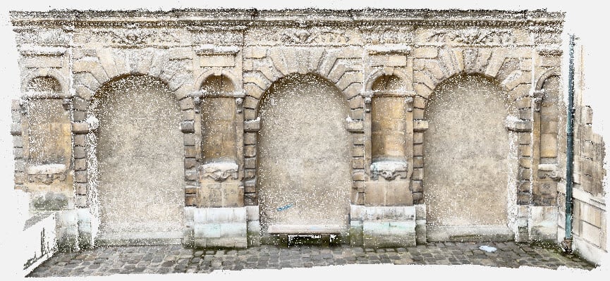 dense point cloud generated in PIX4Dmatic